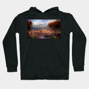 village on the mountainside Hoodie